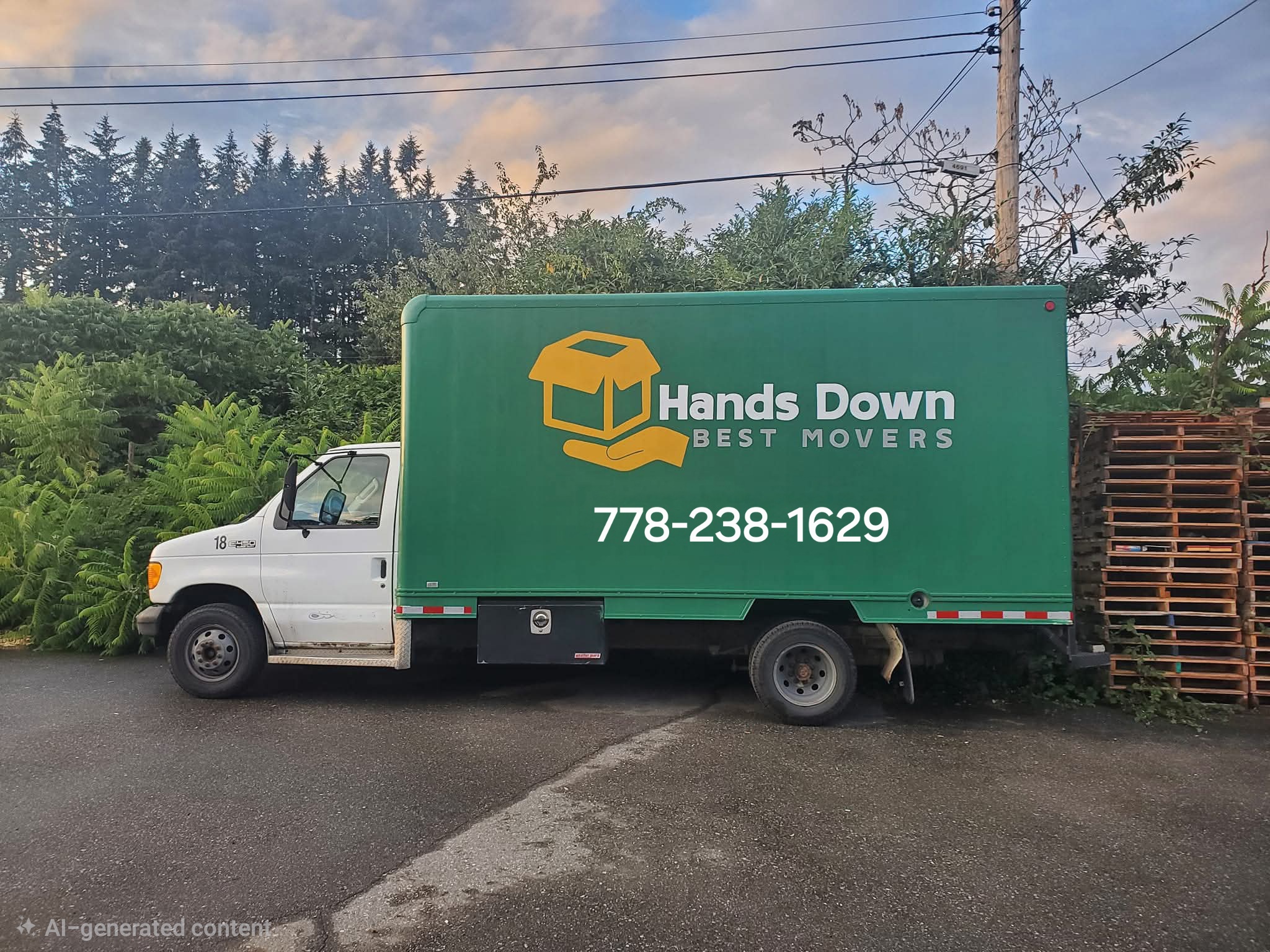 Hands Down Best Movers moving truck
